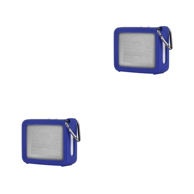 sanitation Speaker Cover Wireless Speaker Bluetooth-compatible Silicone Replacement for Go 2 Blue 2Set