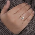 thumbnail image 3 of Cora Jewellery 3CT Pear Moissanite Engagemet Ring For Women, 14K Yellow Gold, 8.5 US, 3 of 9