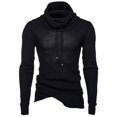 thumbnail image 1 of Gibobby Suéter para hombre Suéter de algodón trenzado con cuello redondo para hombre, suéter casual de manga larga para otoño(Negro,Extra Grande), 1 of 5