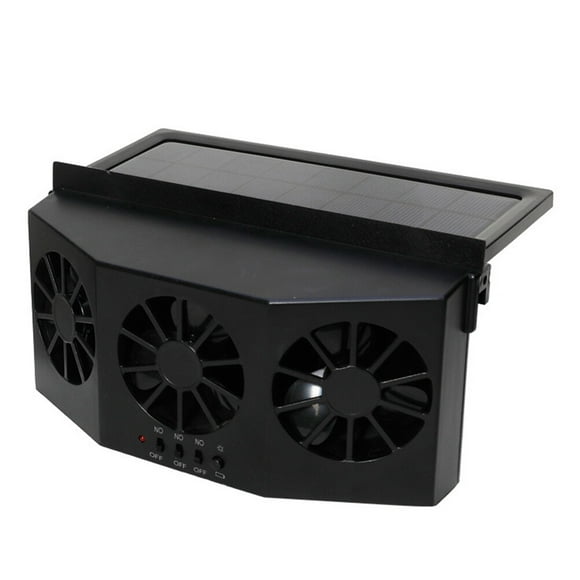 EeaseMX Ventilador de extracción de humos para circulación de aire de vehículos Ventilador de ventilación para automóviles Ventilador de extracción solar