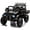 Black, variant on Yeshouse 12V Ride On Truck Car, Battery Powered Car w/Remote Control, Spring Suspension, LED Lights, Bluetooth, 3 Speeds, Electric Car for Kids