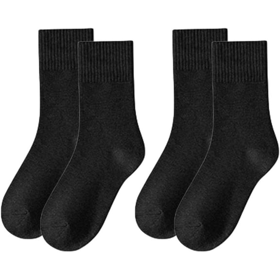 2 Pairs Bamboo Mini Womens Crew Socks(5-10)