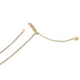 thumbnail image 1 of 14k Or Jaune Réglable 1mm Chaîne Collier Pendentif Spiga, 1 of 5