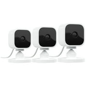 Blink_Mini – Compact Indoor Plug-in Smart Security Camera, 1080 HD video, Night Vision, Motion Detection, Two-Way Audio – 3 Camera Pack