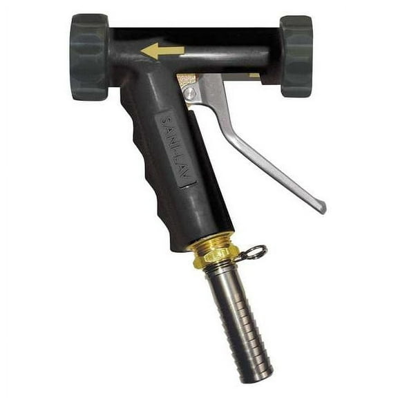 Sani-Lav Spray Nozzle, 3/4" Female, 150 psi, 8.9 gpm, Black N8B20