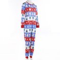 thumbnail image 4 of Seyurigaoka Christmas Family Jumpsuit, DON´T MOOSE WITH ME Print Ribbed Close-up Festive Clothing, 4 of 6