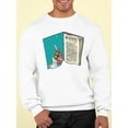 thumbnail image 2 of Love Story Design Sweatshirt Men -Image by Shutterstock, Male 4X-Large, 2 of 4