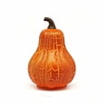 thumbnail image 2 of Halloween Crackle Glow LED Pumpkin Light 4.13 Inch Gourd Shaped for Tabletop Mantel Thanksgiving Fall Home Indoor Decor, 2 of 6