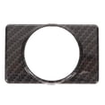thumbnail image 2 of Dash Pointer Cover Sticker, Gauge Pod Cover Trim Dustproof Antiscratch Carbon Fiber Style  For 52mm Gauges, 2 of 8