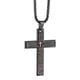 thumbnail image 1 of EZLIFE Collar con colgante de cruz para hombres y niños, acero inoxidable, oración del Señor, cadena bíblica, 0 W2F1, 1 of 7