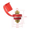 thumbnail image 3 of Terminal de conector de poste de cargador de batería de perno de 250A de 3/8 pulgadas para coche, caravana, barco, yate Ndcxsfigh Accesorios para autos y motos, 3 of 8