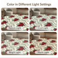 thumbnail image 7 of ODIKA 5'x7' Ultra-Soft Area Rug, Circle Semi Botanical Print Featuring Clustered Arrangements None Washable, Bare feet friendly, Silk-Touch for Bedroom Home office, 7 of 7