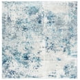 thumbnail image 2 of SAFAVIEH Aston Calanthia Abstract Area Rug, Ivory/Blue, 6'7" x 6'7" Square, 2 of 13