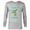 Athletic Heather, variant on Yoda Best Madre Yoda Chibi Portrait Día de la Madre - Long Sleeve T-Shirt for Men - Customized-White