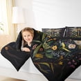 thumbnail image 4 of jejeloiu Rustic Dragonfly Full Size Comforter Sets,Rustic Botanical Bedding Comforter Set,Colorful Flower Floral Bedding Sets For Girl,Super Cozy Room Decor Reversible,3-Piece, 4 of 8