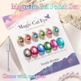thumbnail image 4 of Set de esmaltes en gel Double Rhythm Cat Eye 6 Colors Shimmer, 7,5 ml, 4 of 9