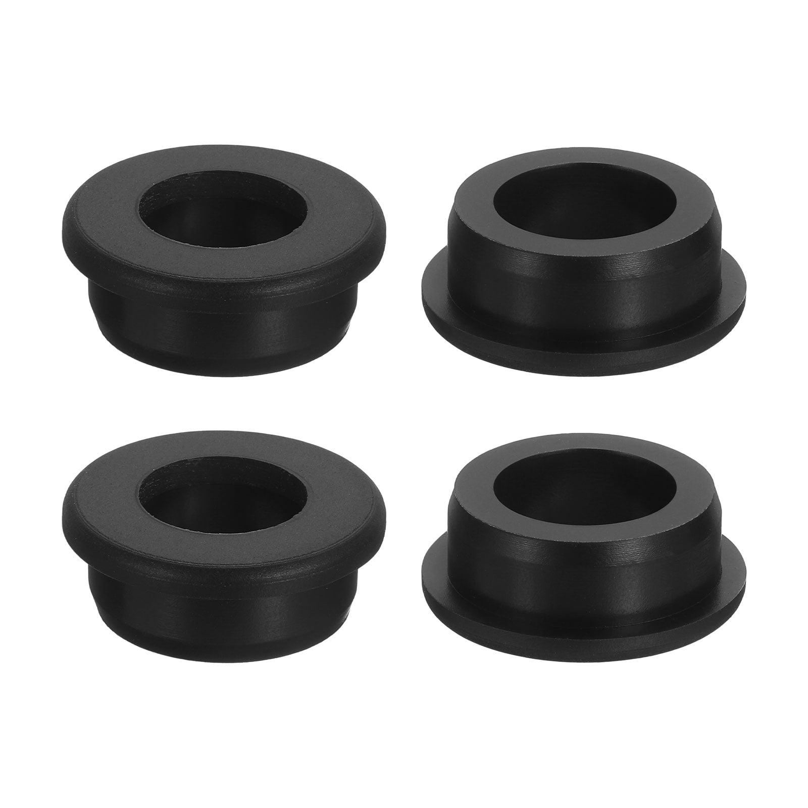 Uxcell 18-Pack Rubber Grommets – 5mm Hole Size, 3mm ID, Black Silicone For Wiring & Automotive