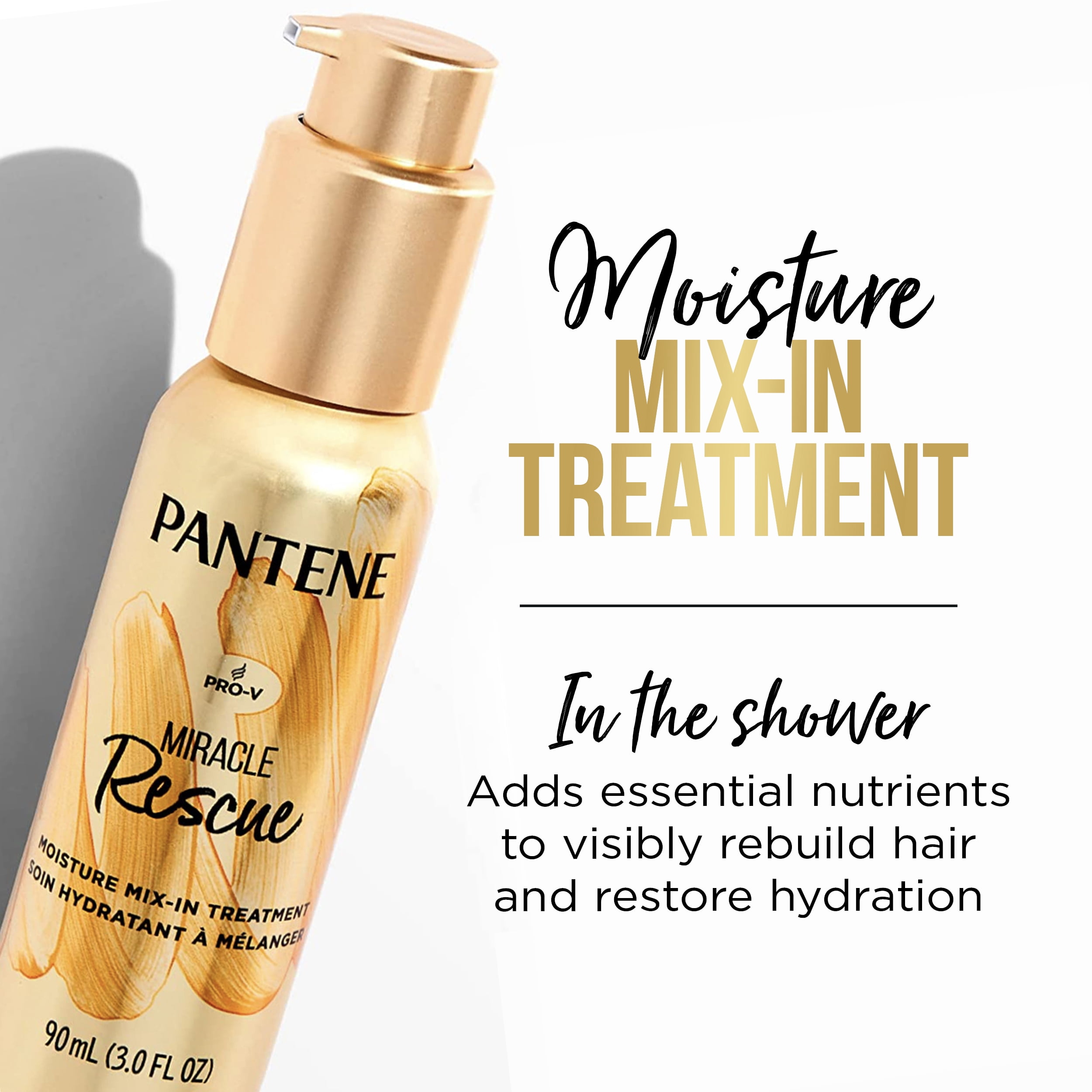 Pantene Miracle Rescue Moisture Mix-in Treatment, All Hair Types