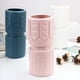 thumbnail image 5 of Florero de plástico perfecl Contenedor decorativo moderno Irrompible para flores Dormitorio Accesorios p azul, 5 of 7