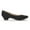 BLACK/SUEDE, variant on BURUDANI Women Fashion Heel Pump Shoes Low Chunky Slip On Round Toe Shoes Comfort Pumps for Work
