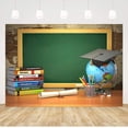 thumbnail image 3 of Back to School Backdrops Online Teaching Photography Backdrop 5x3ft Online Course Decor Banner Blackboard Books Map Student Party Children Portrait Photo Background Studio Props Booth, 3 of 6