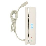 Card Swiper, Compact Portable Credit Card Skimmer Two Way Swiping For ID Authentication For Banking System For POS System