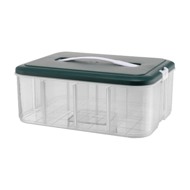 Compartimento de almacenamiento para construcción, contenedor para juegos, caja para construcción, almacenamiento de juguetes una sola capa