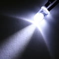 thumbnail image 4 of Bombilla LED preconectada DC 24V 20mA - Lámpara de bulbo blanco de 3 mm para bricolaje (20 piezas), 4 of 4