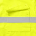 thumbnail image 6 of Ironwear 9520 Hi-Visibility ANSI Class 3 Rain Jacket with tuck-away hood and Reflective Stripes, 6 of 7