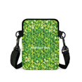 thumbnail image 2 of FUIALDOLG Green Cactus Pattern Cross Body Bags, 2 Layer Crossbody Wallet for Daily Commute, Stretch Polyester with Compartments Cellphone Handbag, 2 of 7