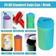thumbnail image 5 of 6 Pack Silicone Can Lids - Reusable Pop Can Lids for Standard Size Cans Soda, Silicone Can Tops For Soda/Beer/Juice, 5 of 5