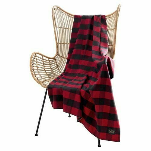 Pendleton Home Collection Rob Roy Luxe Red Multi Color Throw Blanket 50