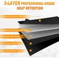thumbnail image 5 of FICISOG Upgraded Infrared Sauna Box with 3L&1200W Steamer, Home Portable Steam Sauna Tent with Chair, 2.9'x2.9'x5.9' Large Size Personal Spa Steam Sauna Room with Remote Control, 9 Levels Heating, 5 of 13