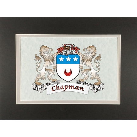 Chapman Irish Coat of Arms Print - Frameable 9" x 12"