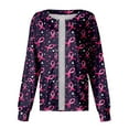 thumbnail image 5 of Women Uniforms Cute Pattern Nursing Workwear Pocket Working Stand-Up Collar Single-Breasted Protective Overalls Jacket Top Multi 4Xl, 5 of 5