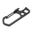 thumbnail image 2 of BE-TOOL 1/2Pcs Outdoor Keychain Wine Opener Waist Clip Wallet Stainless Steel Silver/Black, 2 of 5