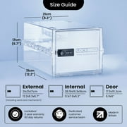 Lockabox One™ Crystal | Premium Lockable Storage Box | 10 Litre Combination Lock Box For Food, Medicine & Home Safety | BPA-Safe