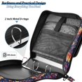 thumbnail image 4 of FORMRS Zipper Binder with Shoulder Strap 2-inch Ring 500 Sheet Capacity File Bag, Geometric Eagle, 4 of 5