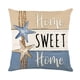 thumbnail image 1 of Fundas de almohada con temática marina y estampado de vieiras | Fundas de cojín suaves y transpirables para sofá, cama o asiento de ventana., 1 of 2