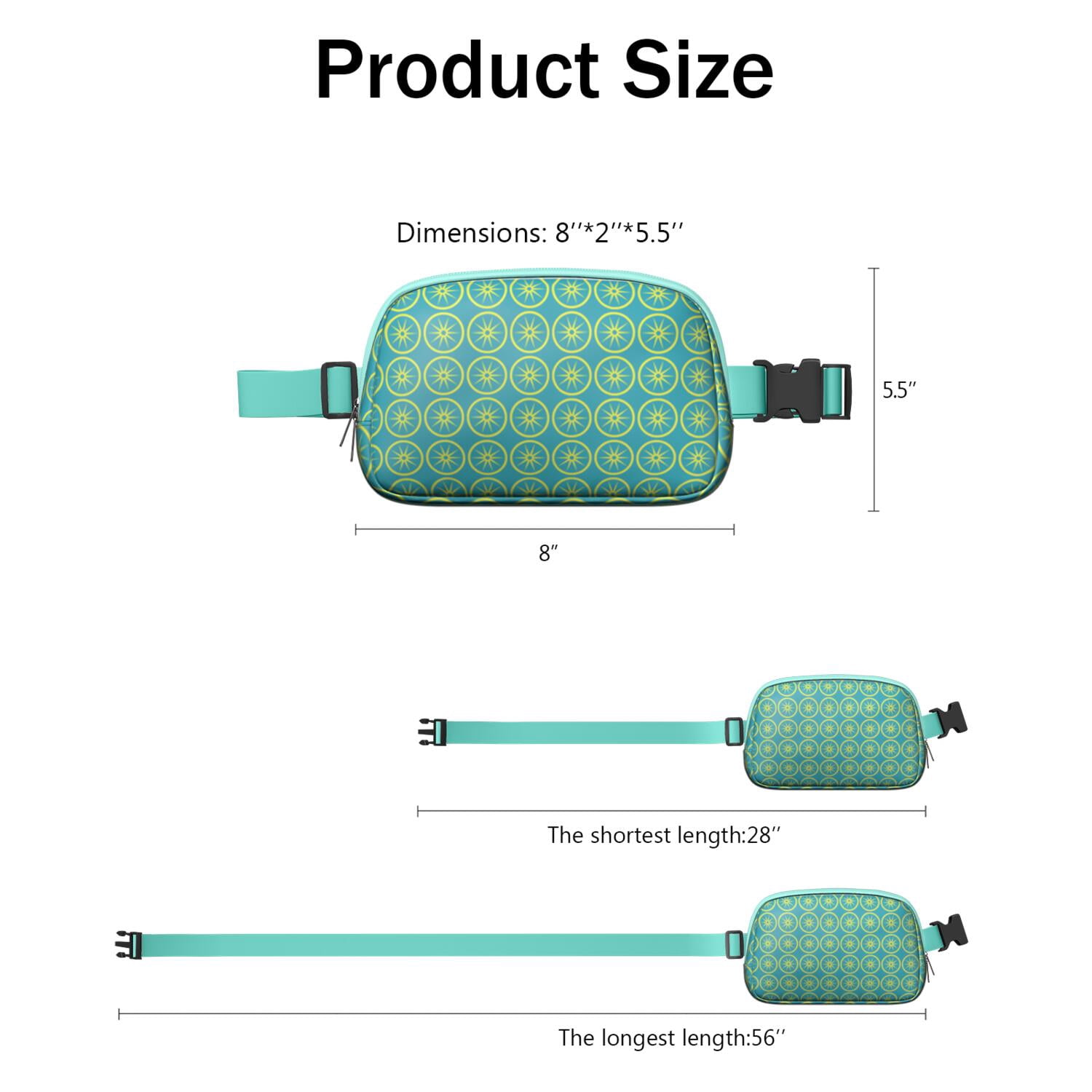 Yellow Lemon Belt Bag – Retro Summer Fruit Fanny Pack for Cute Outfits & Lemon Addicts