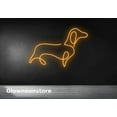 thumbnail image 3 of Glowneon Dachshund Neon Sign, Dachshund Dog Led Light, Dachshund Line Art, Dachshund Led Sign, 3 of 4