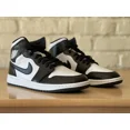 thumbnail image 4 of Ni - ke Ni - ke Air Jordan 1 Mid Panda Black White DV0991-101 Women Size 11 / Men 9.5 AJ1, 4 of 5