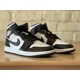 thumbnail image 4 of Ni - ke Ni - ke Air Jordan 1 Mid Panda Black White DV0991-101 Women Size 12 / Men 10.5 AJ1, 4 of 5