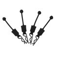 thumbnail image 4 of 8Pcs Rubber Car Body Clip Retainer Shell Fixed Buckle Lock for 1/10 ARRMA Senton Granite Traxxas Slash UDR,4, 4 of 8