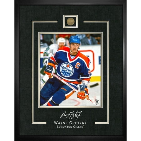 Wayne Gretzky 16x20 Replica Signature Frame Oilers - Officially Licensed NHL Wall Art