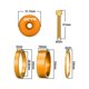 thumbnail image 4 of Espaciador de auriculares para bicicleta, aleación de aluminio, herramienta de repuesto de reparación duradera, horquilla delantera Oro Sharpla Espaciador de dirección de bicicleta, 4 of 8