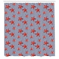 thumbnail image 3 of Ambesonne Starfish Shower Curtain, Maritime Themed Pattern, 69"Wx75"L, Navy White Red, 3 of 3