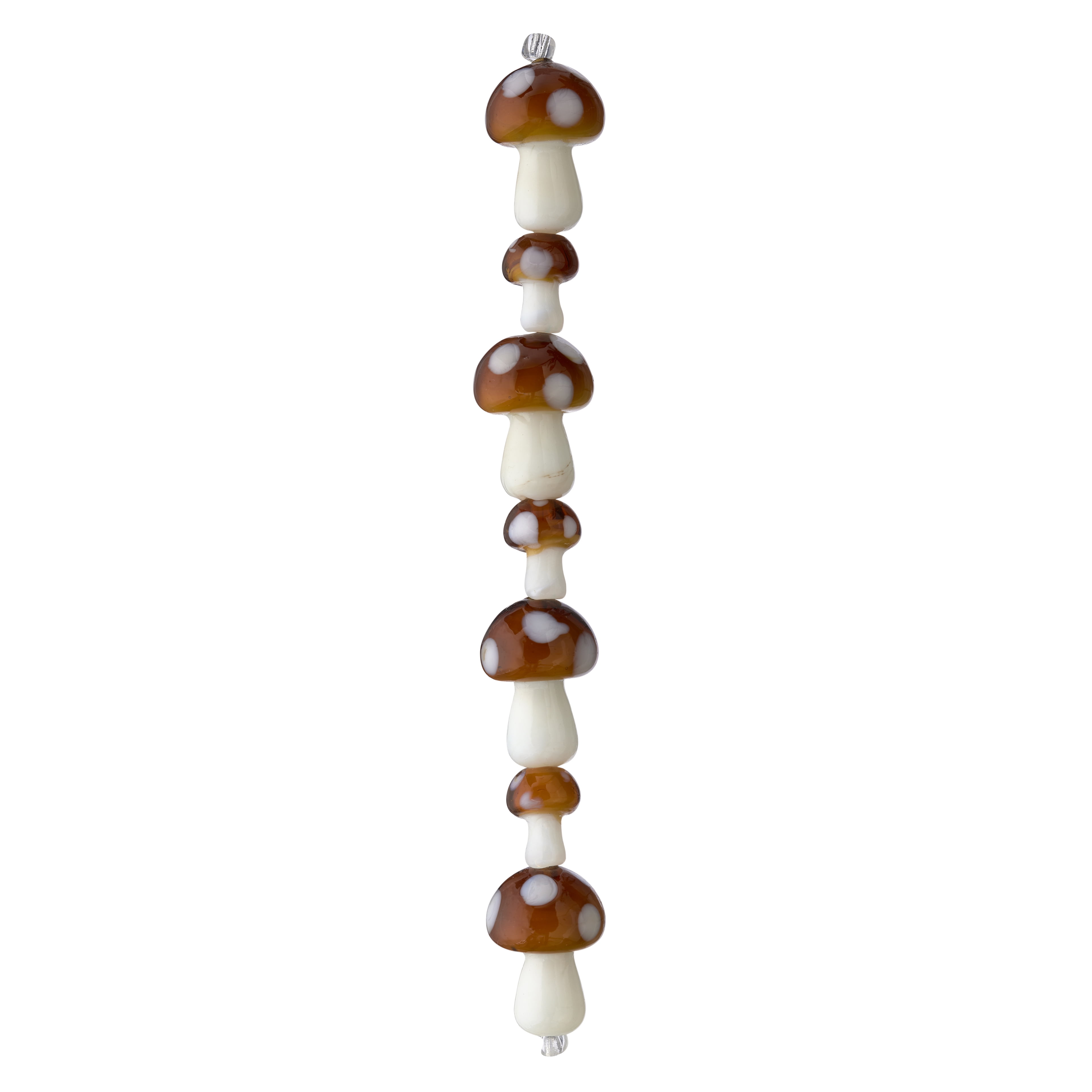 Bead Landing Mushroom Glass Beads, 12 Packs: 7 ct. (84 total)