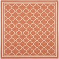 thumbnail image 1 of Safavieh Courtyard Terracotta Indoor Outdoor Rug - Square 7'10", 1 of 5