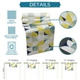 thumbnail image 7 of Table Runner Dresser Scarves 48 Inch Long, Mid Century Geometric Splicing Art Linen Dining Table Runners Circle Square with Stripe Dot Tabletop Scarf for Wedding Holiday Party Kitchen, 7 of 7